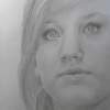 Sarah - Pencil  Paper Drawings - By Bella Earlich, Black And White Drawing Artist