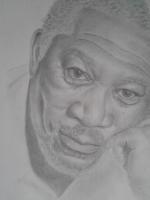 Morgan - Pencil  Paper Drawings - By Bella Earlich, Black And White Drawing Artist
