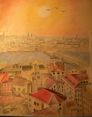 City Views - Istanbul - Pencil  Paper