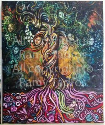 Eve - Mother Eve - Oil On Canvas