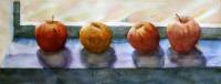 Four Frinds - Watercolor Paintings - By Marisa Gabetta, Impressionist Painting Artist