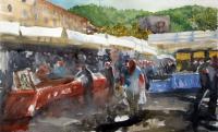 Cityscapes - Como Marketplace - Watercolor