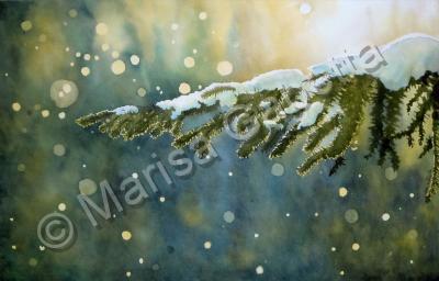 Nature - Winter Magic - Watercolor