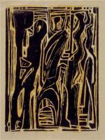 Woodcut Print - Untitled - Woodcut Print