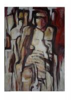 Abstract - Acrylic On Canvas Paintings - By Khalid Hijazi, Abstract Painting Artist