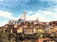 Siena And Cathedral - Colored Pencil Photography - By Robert Fisher, Hand-Colored Photo Print Photography Artist