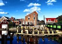 Spaarne River - Digital Photography - By Robert Fisher, Realism Photography Artist