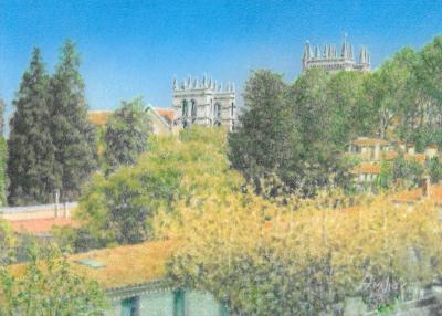 Architectural - St-Pierre Cathedral - Colored Pencil