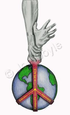 Surreal - Reaching Out For Peace - Pencil