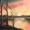 Sunrise Over Serenity - Oil Paint Paintings - By Joe Doyle, Landscape Painting Artist