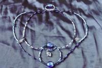 Glass Beads  Wire - Hamsa Beaded Headdress - Beads