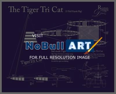 Flat Art - The Tiger Tri Hull Rig - Adobe Illustrator Cs6