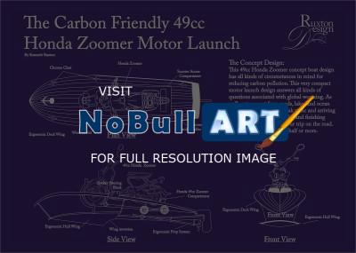 Flat Art - Honda Zoomer 49Cc Motor Launch - Adobe Illustrator Cs6