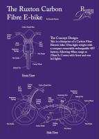 Flat Art - The Ruxton Carbon Fibre E-Bike - Adobe Illustrator Cs6