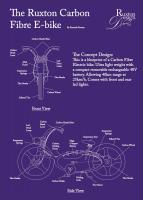 The Ruxton Carbon Fibre E-Bike - Adobe Illustrator Cs6 Digital - By Kenneth Ruxton, Illustration Digital Artist