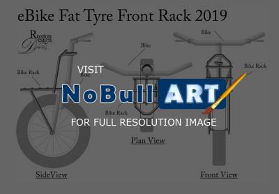 Flat Art - Ebike Fat Tyre Front Rack - Adobe Illustrator Cs6