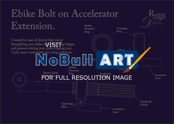 Flat Art - Ebike Accelerator Extension - Adobe Illustrator Cs6