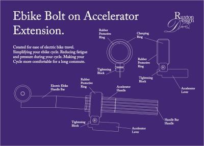 Flat Art - Ebike Accelerator Extension - Adobe Illustrator Cs6