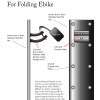 Folding E-Bike Wall Mounted Lock - Adobe Illustrator Cs6 Digital - By Kenneth Ruxton, Illustration Digital Artist