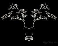 Moth To A Flame - Digital Digital - By Orbital Decay, Black And White Digital Artist