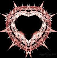 Thorny With A Big Heart - Digital Digital - By Orbital Decay, Surreal Digital Artist