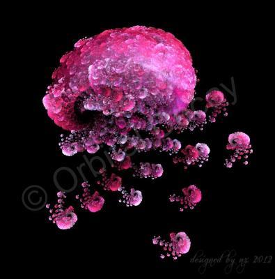 Surreal - Flower Hat Jellyfishes - Digital