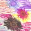 Wild Flowers In The Breeze - Water Colors Paintings - By Patricia Rubio, Water Color Painting Artist
