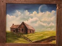 Day Moon - Oil Paintings - By Cindy Grano, Oil On Canvas Painting Artist