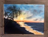 Beachtime Romance - Oil Paintings - By Cindy Grano, Oil On Canvas Painting Artist