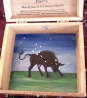 Taurus Zodiac Box - Gouache Other - By Ivonne Lanza, Illustration Other Artist