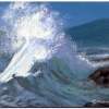 The Wave - Acrylic On Illustration Board Paintings - By Harry Walton, Realistic Impressionism Painting Artist