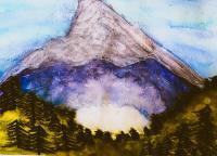 Nature - Mountain - Watercolors