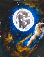 Earth - Watercolors Paintings - By Lu Brown, Freeform Painting Artist