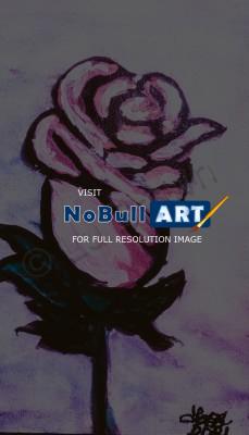 Flowers - Single Rose - Watercolors