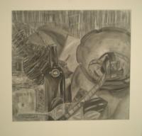Still Life - Graphite Drawings - By Sariah Rachelle, Black And White Drawing Artist