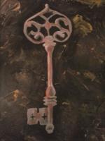 Key - Acrylic Paintings - By Sariah Rachelle, Simple Painting Artist