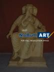 Many Pieces - 33Inch Height Ganesha Statue In Composite Marble - Cast Stonehand Madehand Painte