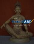 Single Collection - Handmade Statue Of Indra Bhagwan - Cast Stonehand Madehand Painte