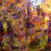 A Colorful Walk In The Woods - Acrylics Paintings - By Nancy Cromie, Abstract Painting Artist