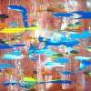 Aquarium - Acrylic Paintings - By Jaime Herrera, Expressionist Painting Artist