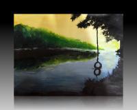 Nature - Tire - Oil Paints