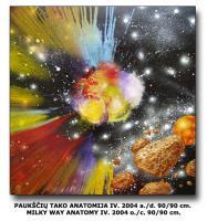 Milky Way Anatomy  IV - Oil On Canvas Paintings - By Tautvydas Davainis, Other Painting Artist