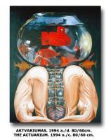 The Actuarium - Oil On Canvas Paintings - By Tautvydas Davainis, Other Painting Artist