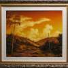 Warm Sunset - Oil Paint Paintings - By John Cocoris, Contemporary Painting Artist