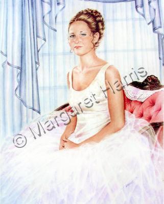 Watercolor Paintings Of Childr - Before The Ball -Graduation - Watercolor