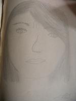 Random Girl - Pencil Drawings - By Samantha Collins, Realistic Drawing Artist