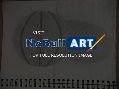 My Art Work - Basketball - Acrylics