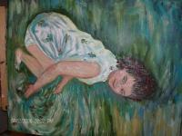 Littlegirl - Add New Artwork Medium Paintings - By Phyllis Kirwin, Perfect Painting Artist