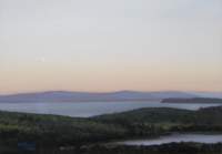 Maine - Acadia Moon Rise - Oil On Canvas