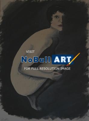 Nudes - Sandra - Acrylic On Canvas Board